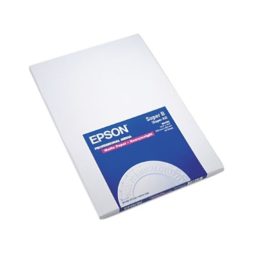 Epson S041263 50 SHEET 13X19 A3 MATTE PAPER-HEAVYWEIGHT SUPER BSIZE