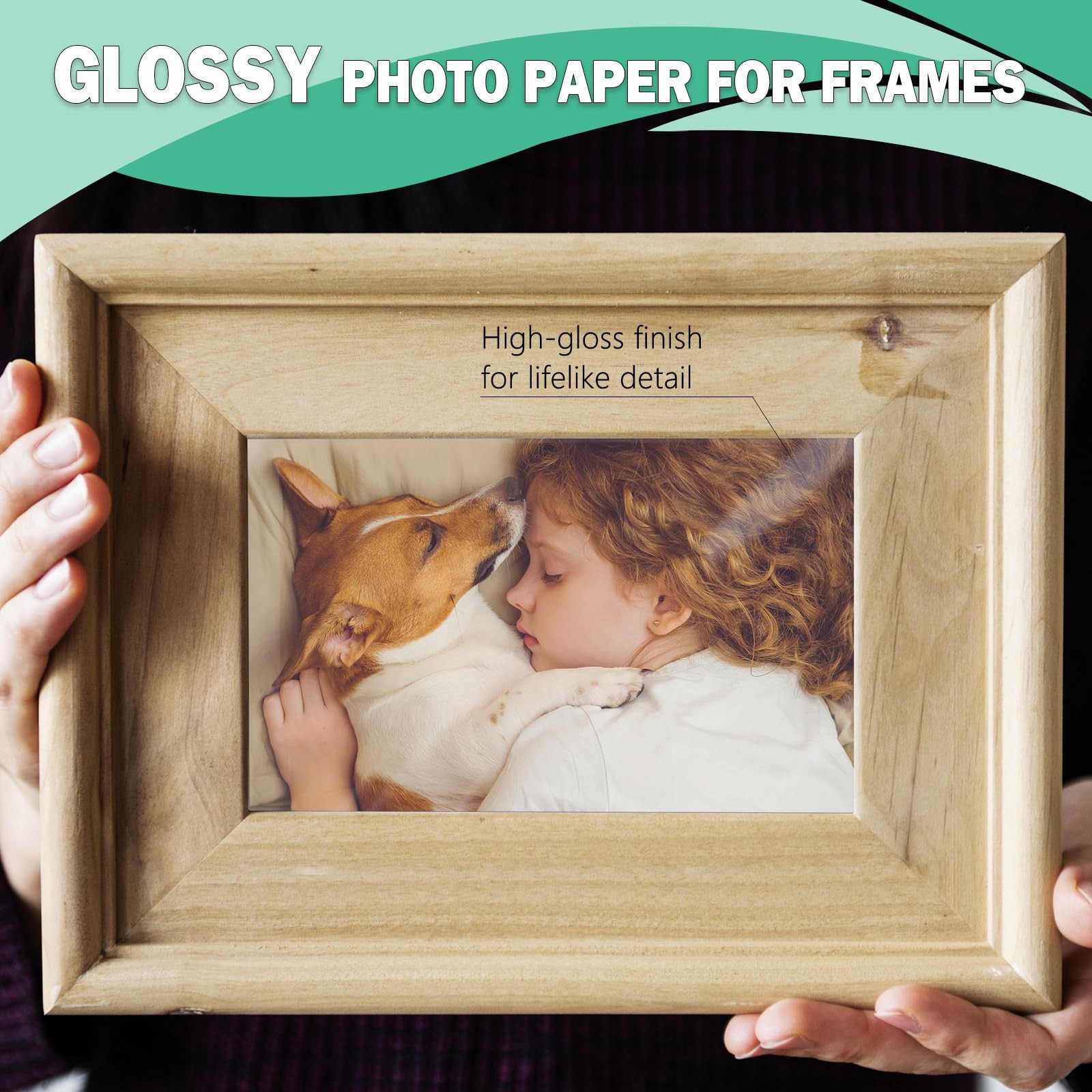 100 Sheets 8.5×11 Inch Glossy Photo Paper 200 GSM Inkjet P8511YB200GP