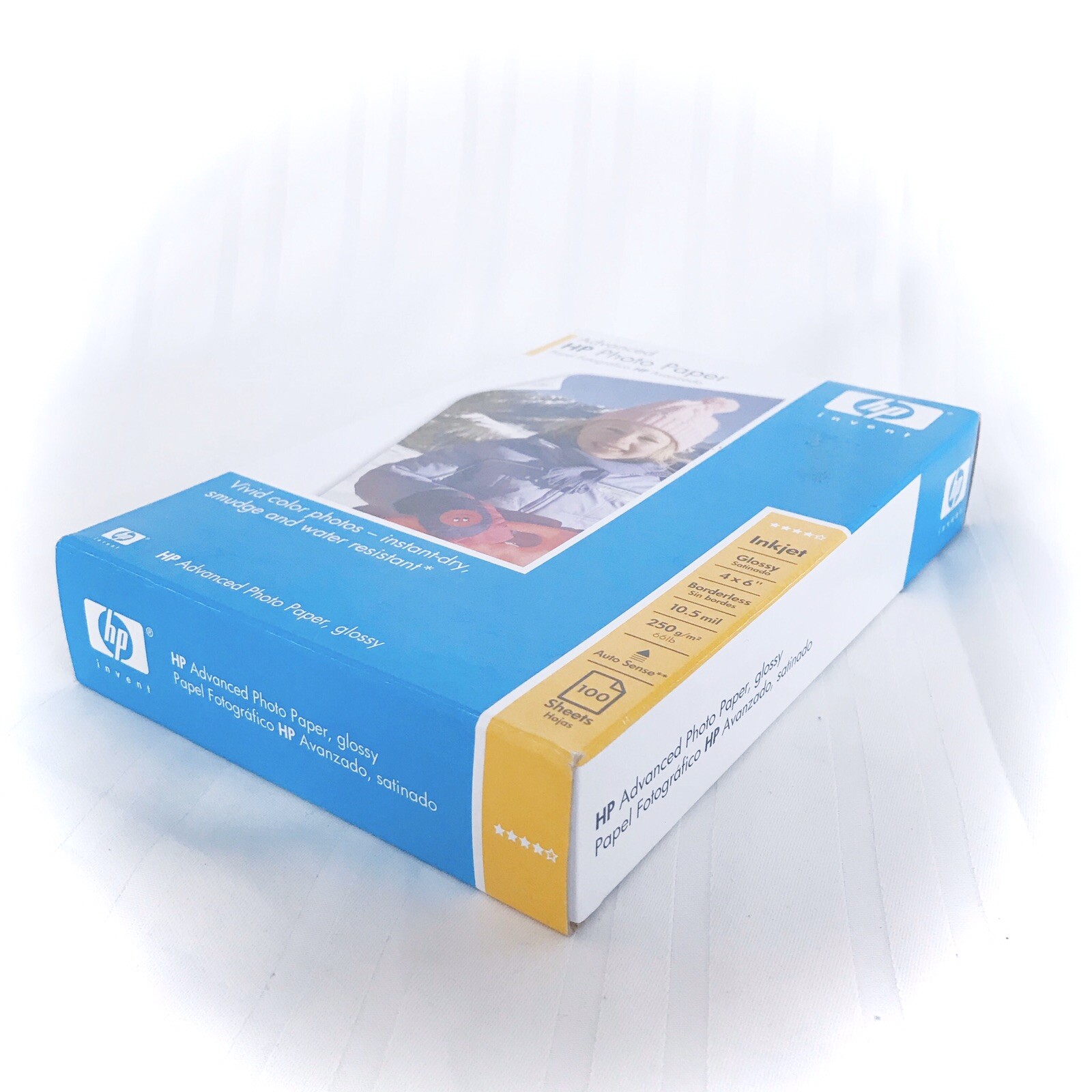 HP Advanced Glossy Photo Paper, 100 Sheets – 4×6″ – Q6638A
