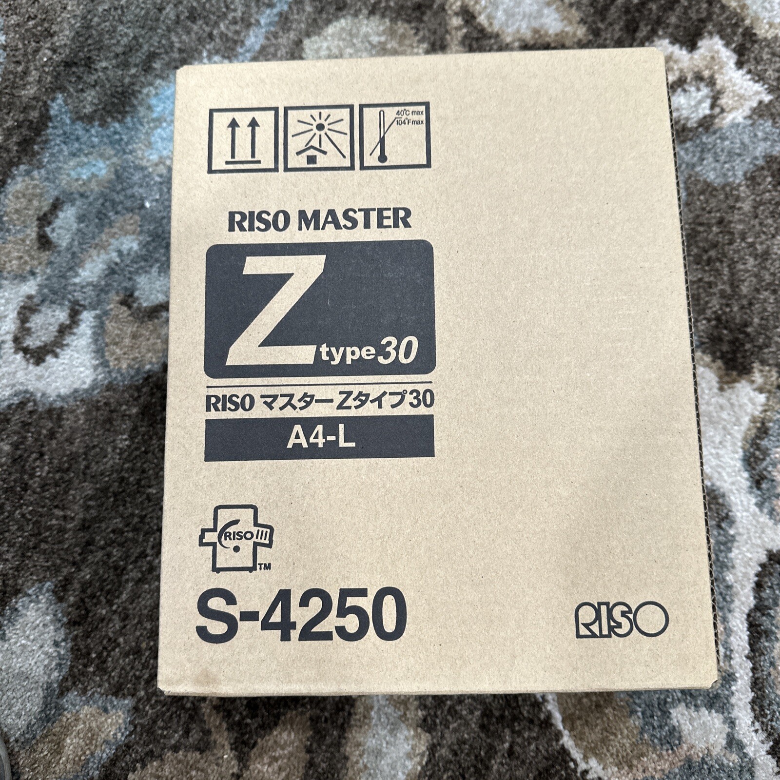 Genuine RISO Master Z type30 A4-L (S-4250) Brand New