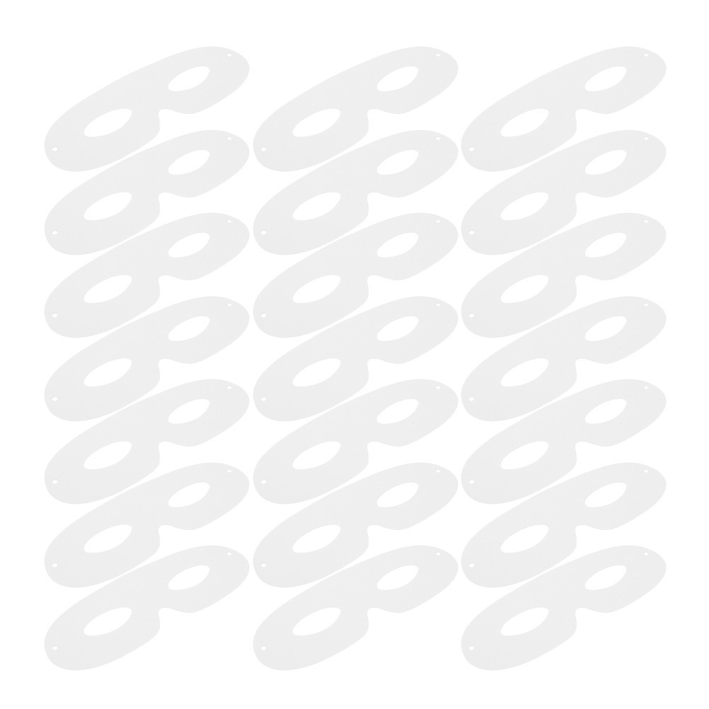 40 Pcs Masquerade Mask for Women White Blank Eye Masks to Decorate