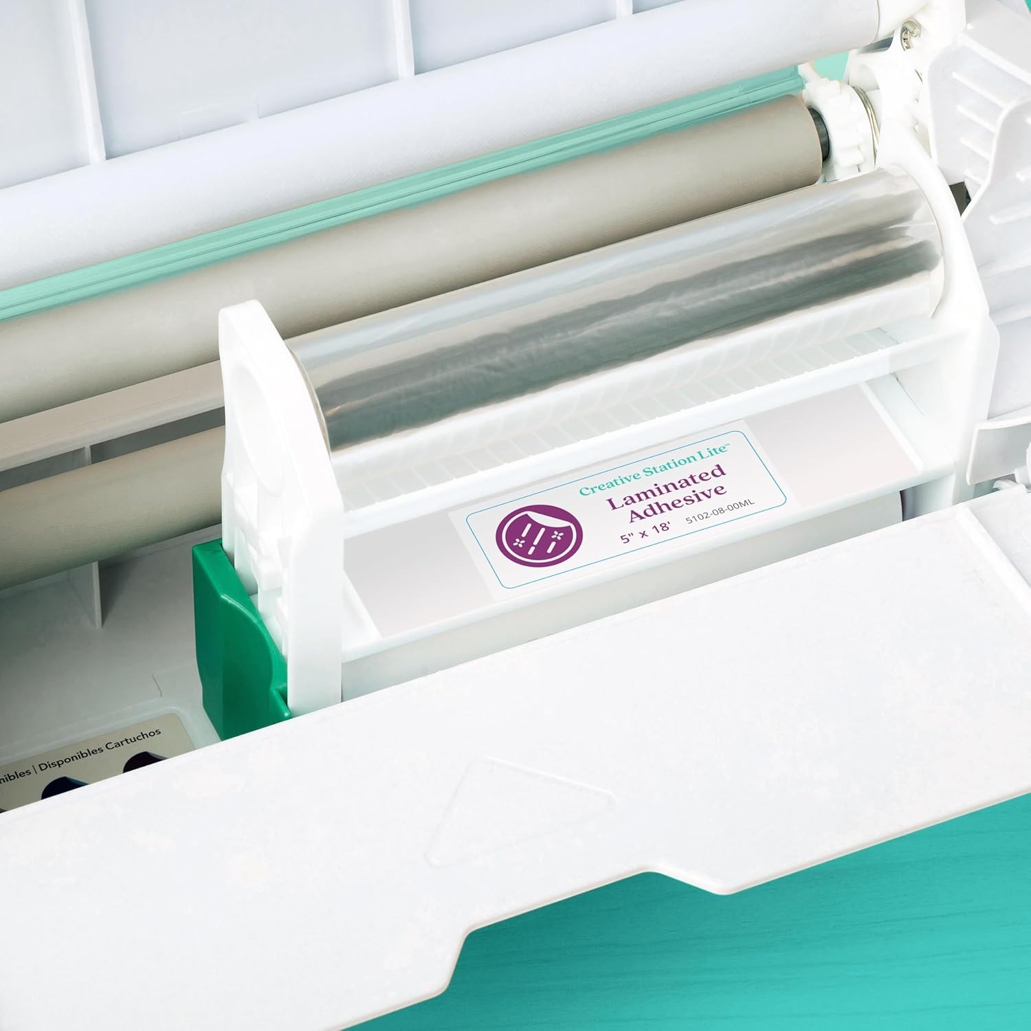 Laminate / Adhesive Refill for Creative Station Lite, 5″ x 18′, Refill-Cartridge