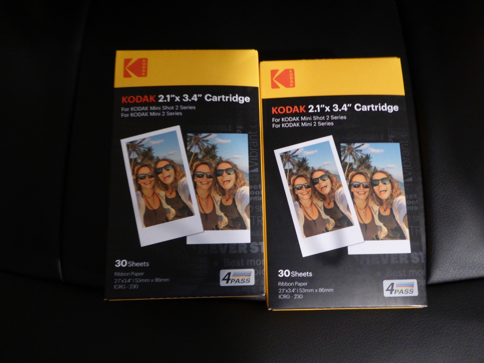 Kodak 4Pass 2.1 x 3.4 Inches Film Cartridge (60 Sheets) for Kodak Mini 2 Retro