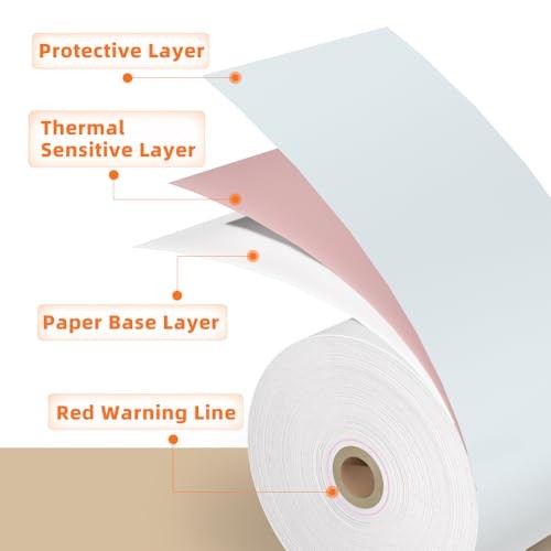 15 Rolls 3 1/8 x 230 Thermal Paper Receipt Rolls 55 GSM Premium Quality Thick