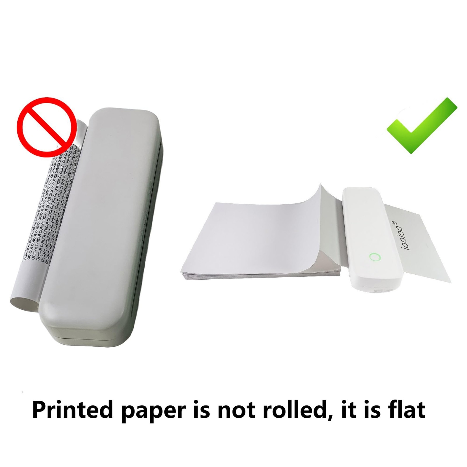 200 pages, thermal printer paper 8.5 x 11 inch, letter, folded, White