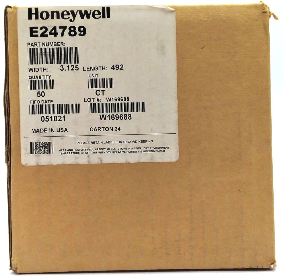 Honeywell Receipt Paper 3.125″ x 492′ Direct Thermal E24789 Genuine – 50 Rolls