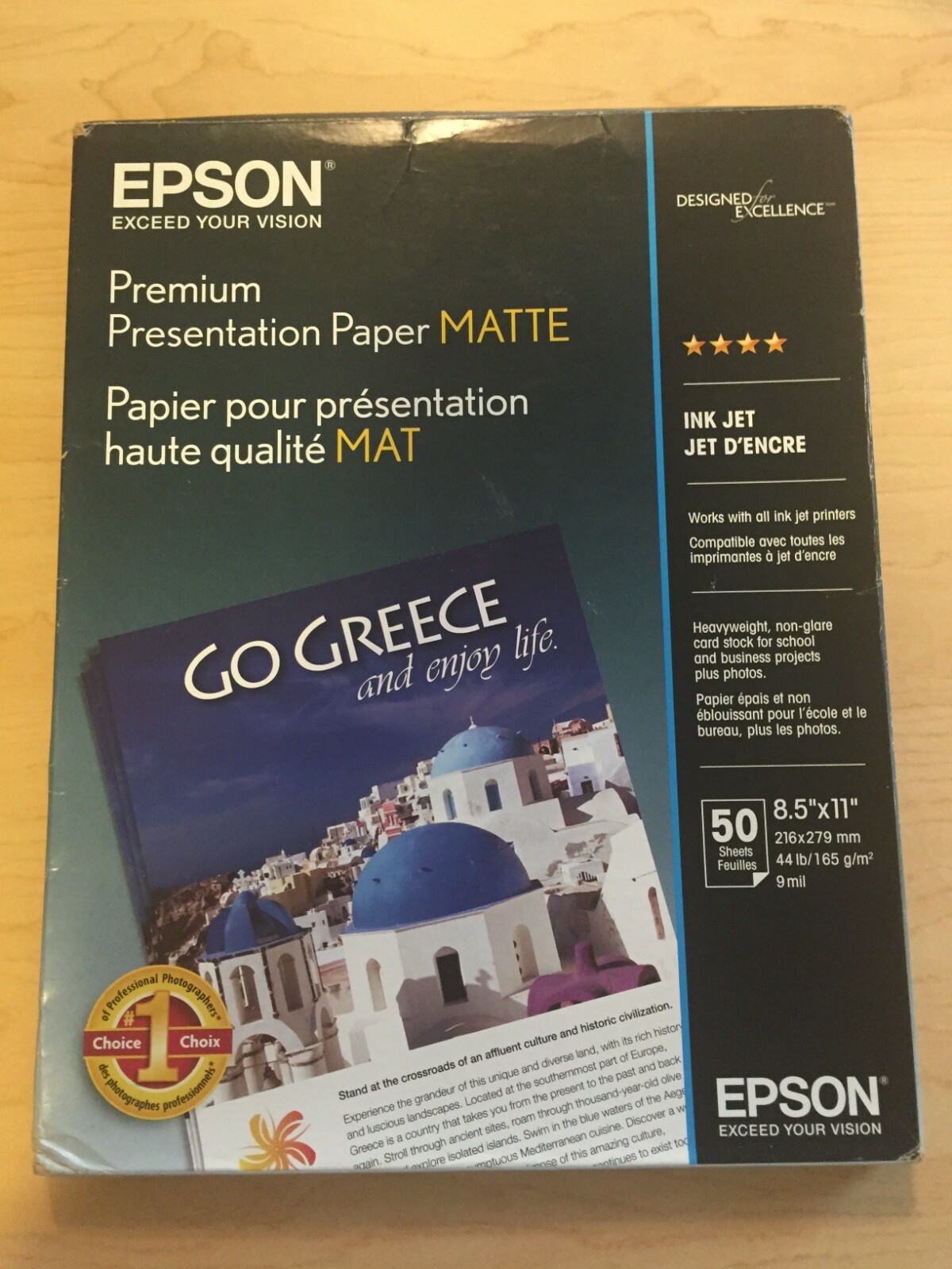 Epson Premium Presentation Paper Matte Paper S041257 — New 40/50 sheets