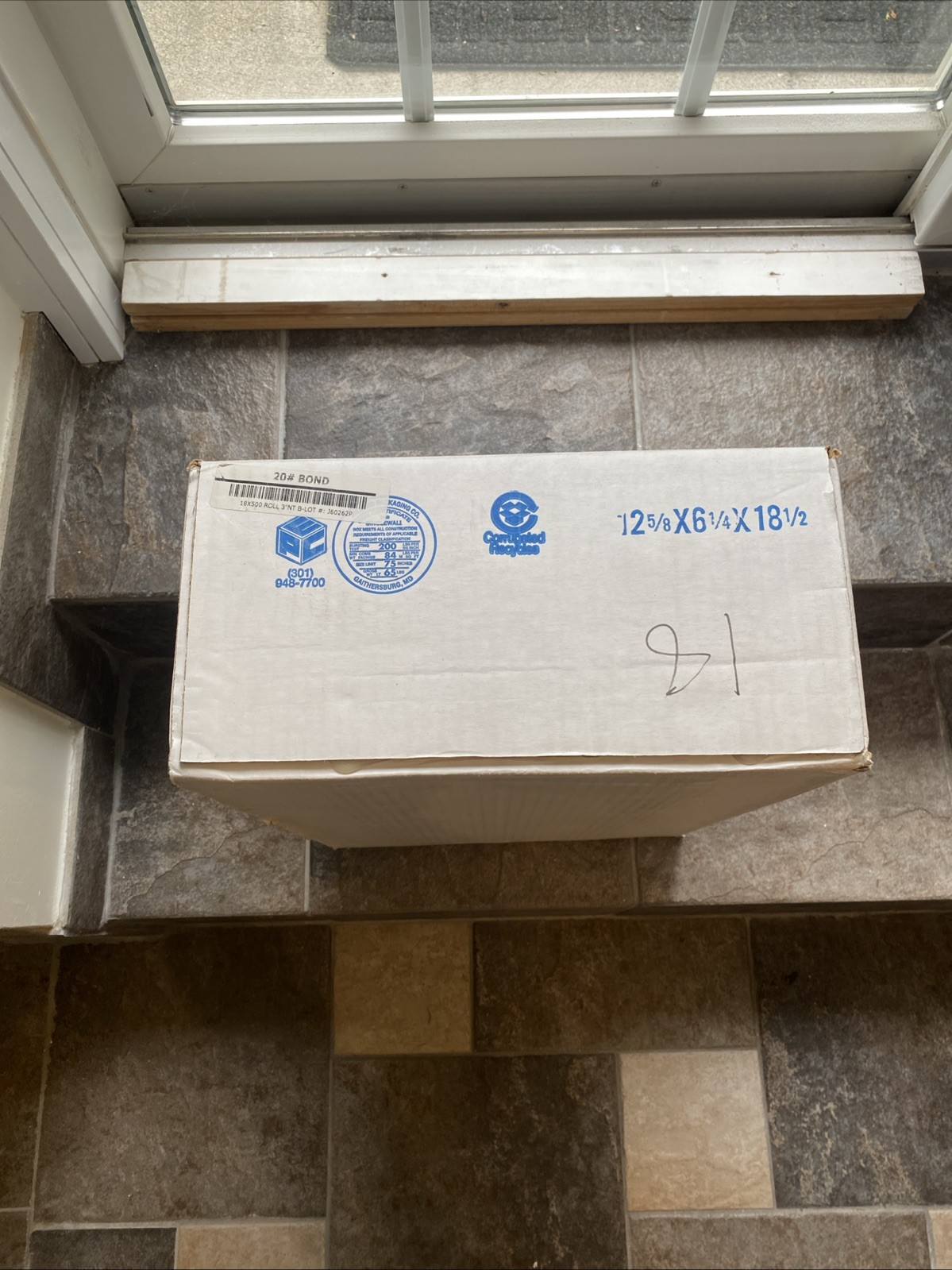 18x 500 plotter paper. Two rolls per box