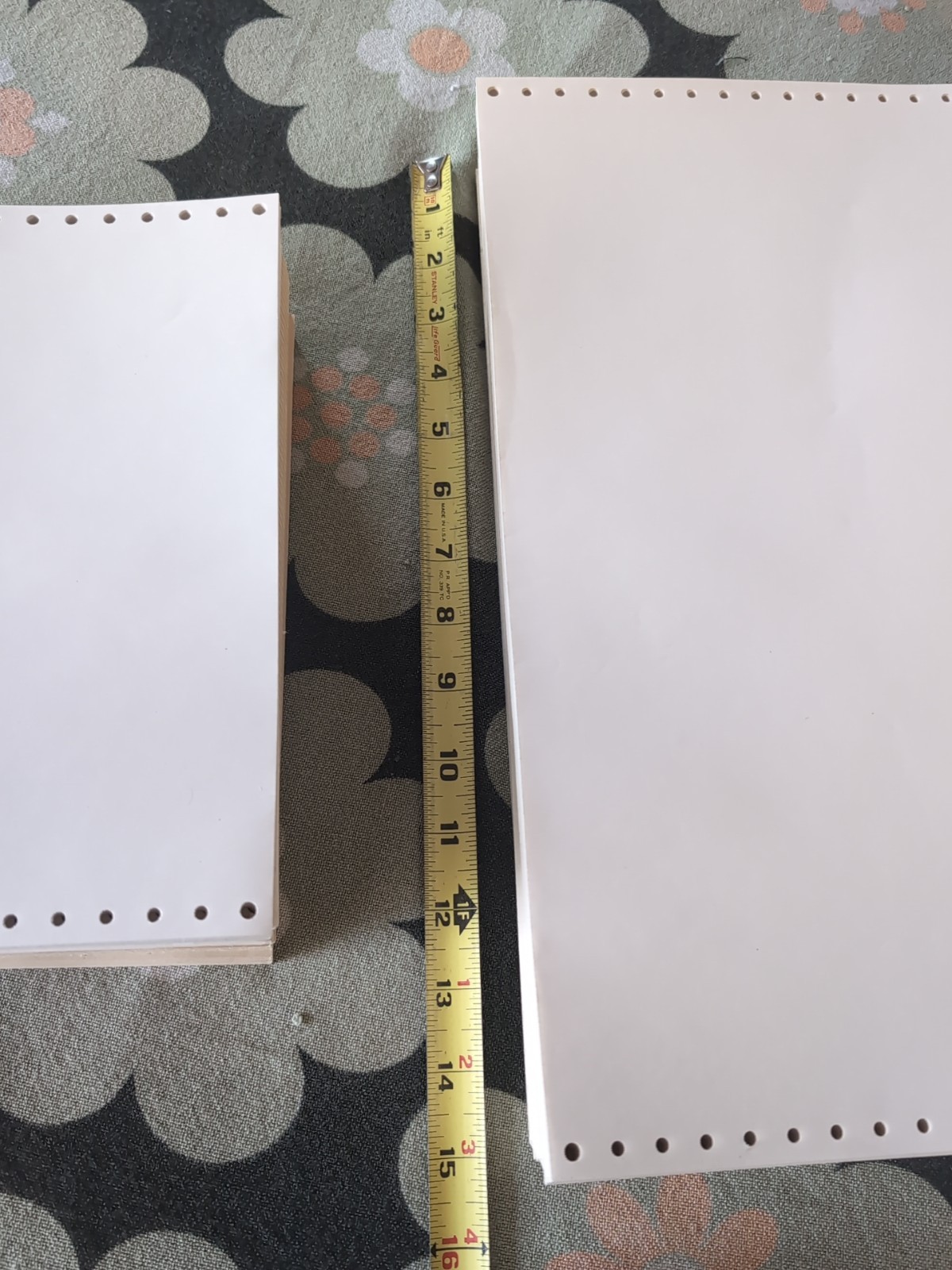 Continuous Dot Matrix Tractor Feed Printer Computer Paper 9.5″×11″ & RARE