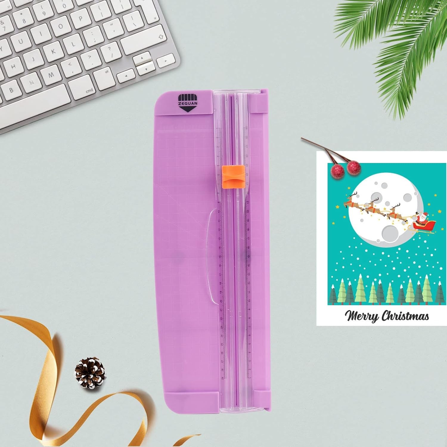 A4 Portable Precision Paper Trimmer, Craft Paper Cutter for Photos, Labels,