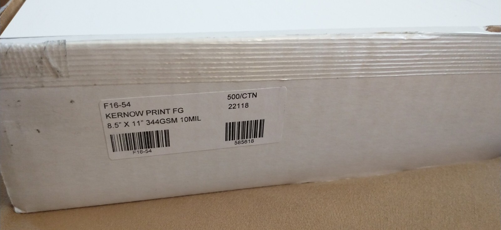 40 Sheets 10mil Kernow Print FG Waterproof Synthetic Laser Paper 344gsm 8.5×11