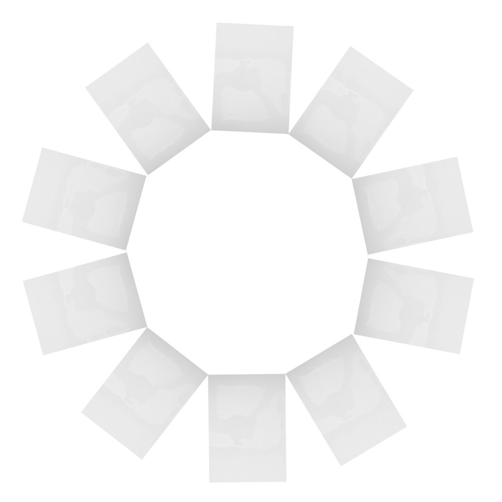10 Pcs Printable Transparent Paper Clear Film for Inkjet Printer Transparency