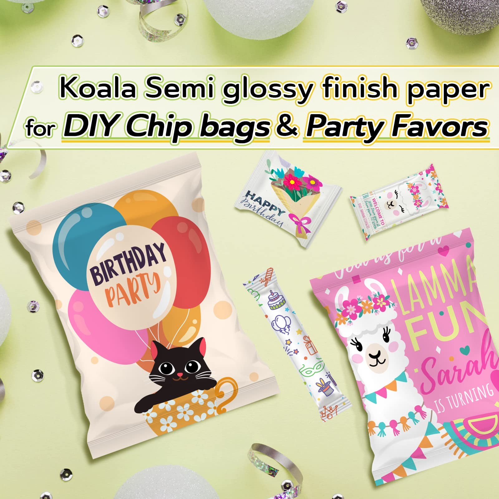 100 Sheets Koala SemiGlossy Photo Paper 8.5×11 Inch Inkjet Brochure Flyer