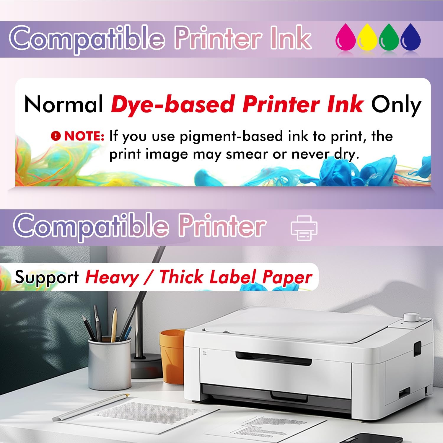 Koala Printable Vinyl Sticker Paper for Inkjet Printer 11×17 Inch – 10 Sheets…