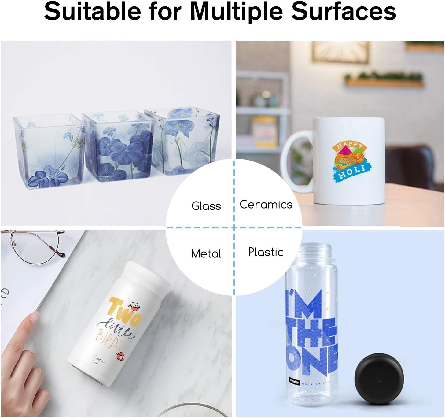 Waterslide Decal Paper for Inkjet Printers 20 Sheets Clear Water Slide Transf…