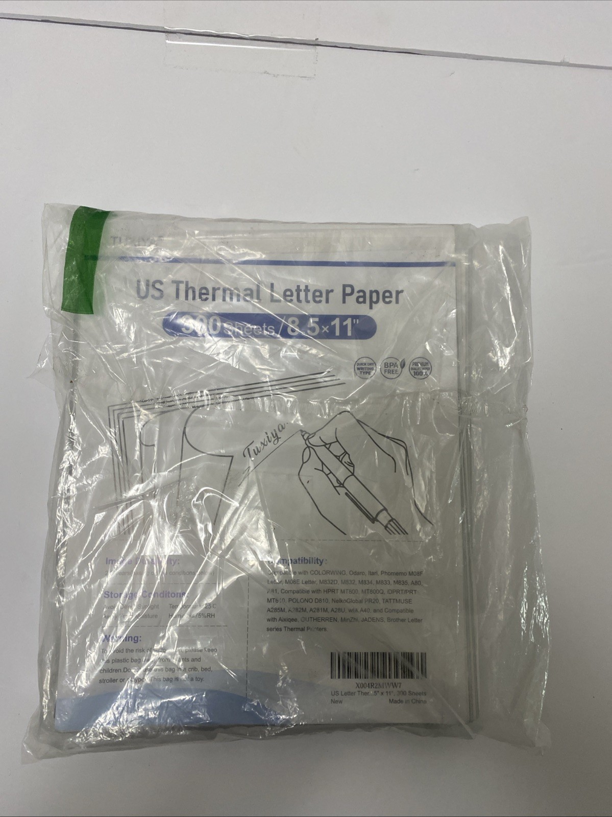 300 Sheets Thermal Printer Paper 8.5×11 Letter Direct Inkless Fast Dry Shipping