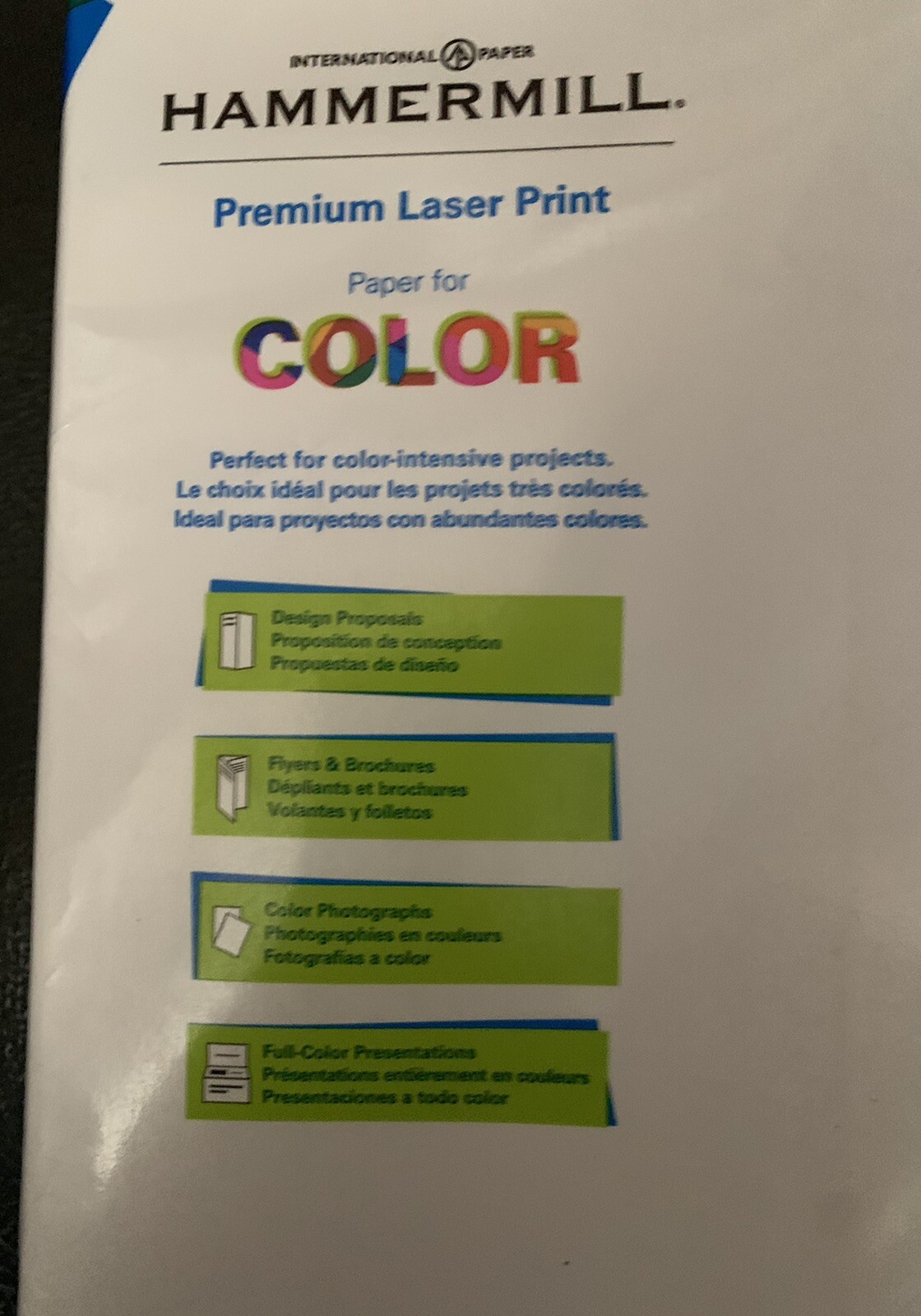 Hammermill Premium Laser Print 11″ x 17″ Color Copy Paper 24 lbs 98 Brightness