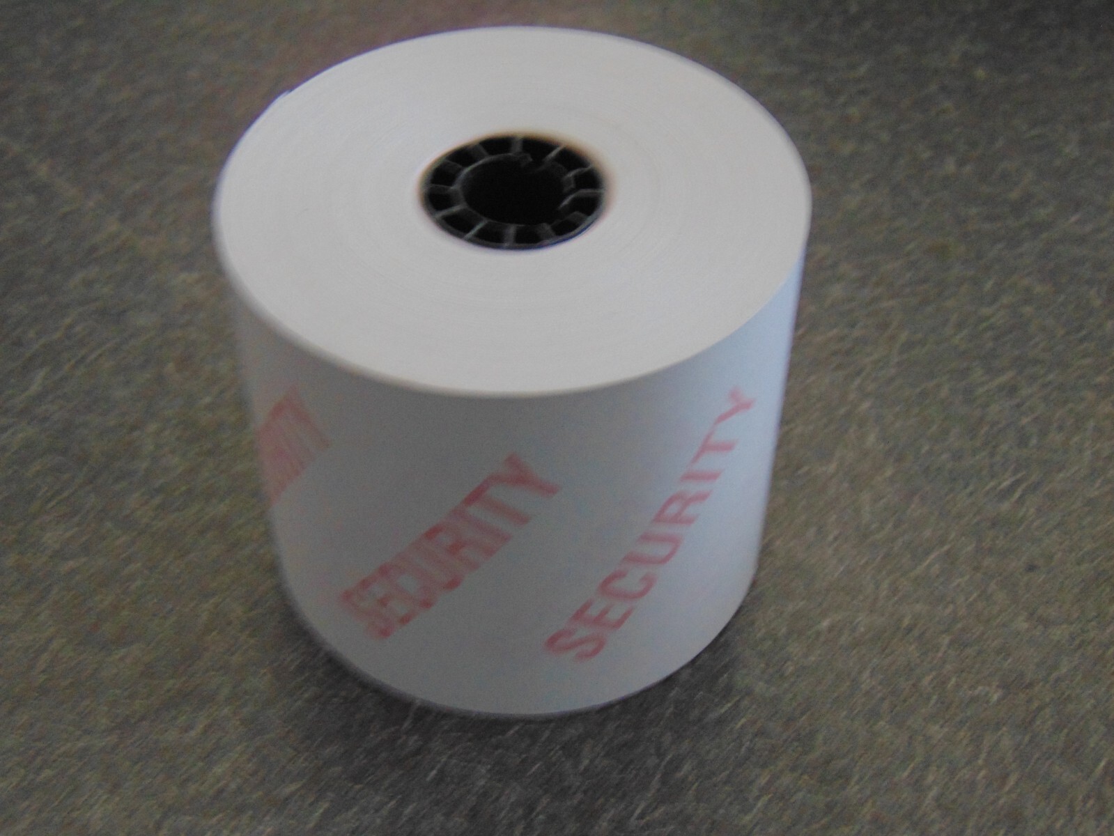 12 PACK of High Security Thermal Printer Paper. One Side Security. * RARE FIND *