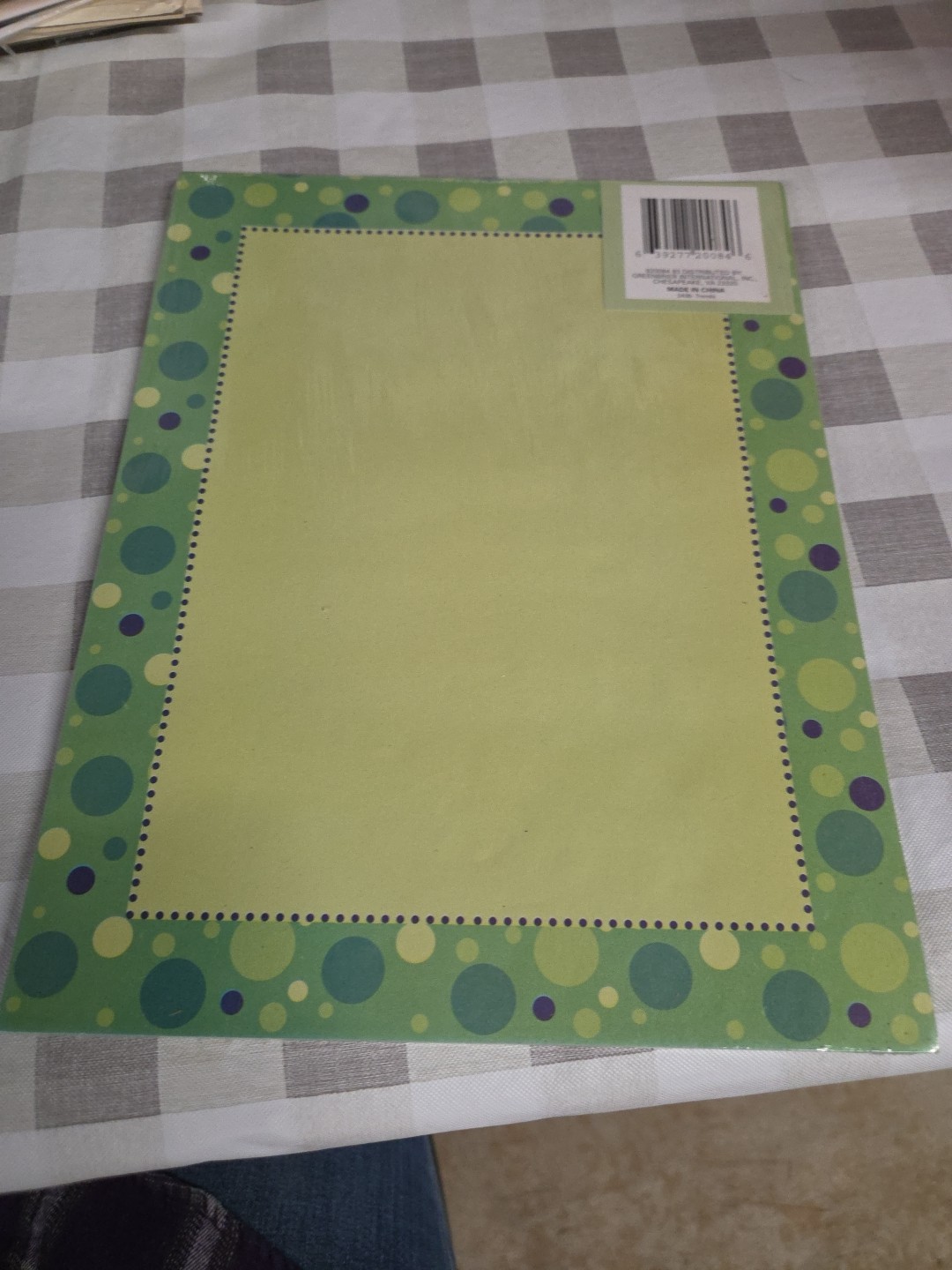 Computer Printer Paper 45 Sheets 8.5″ x 11″ Greenbrier Green Dots (PaperB)