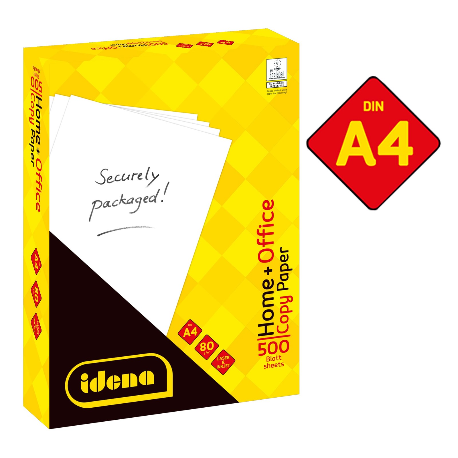 90950 Copy Paper A4, 5 Packs of 500 Sheets 80gsm, White Printer Paper…