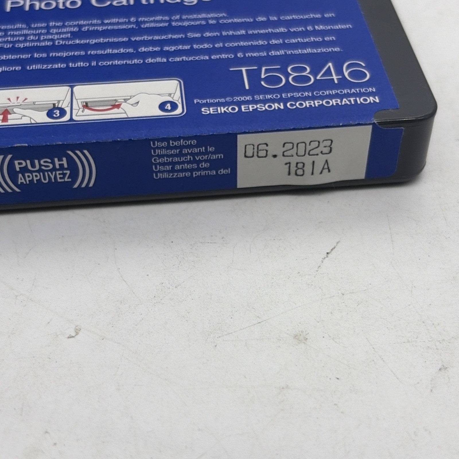 EPSON T584 Standard Capacity Ink & Paper Combo Pack