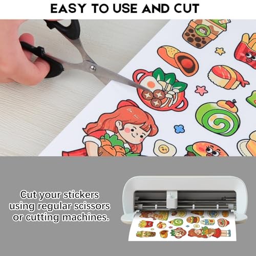 30 Sheets Clear Sticker Paper for Inkjet Printer Waterproof
