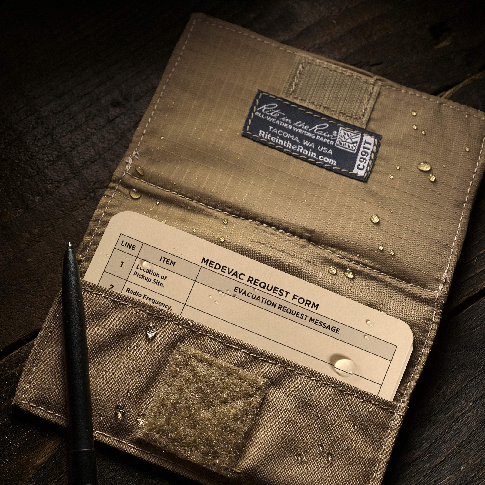 New Rite in the Rain Medevac Card Tan 9L991T
