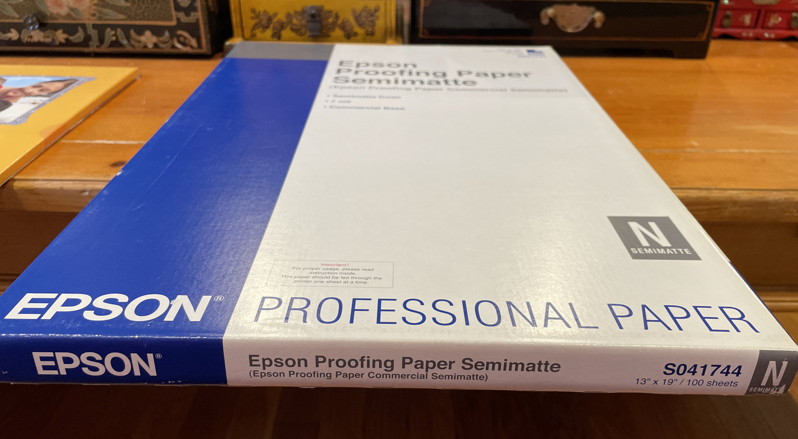 Epson Proofing Paper Commercial Semimatte 13 x 19″, 100 Sheets 7 mil S041744 NIB