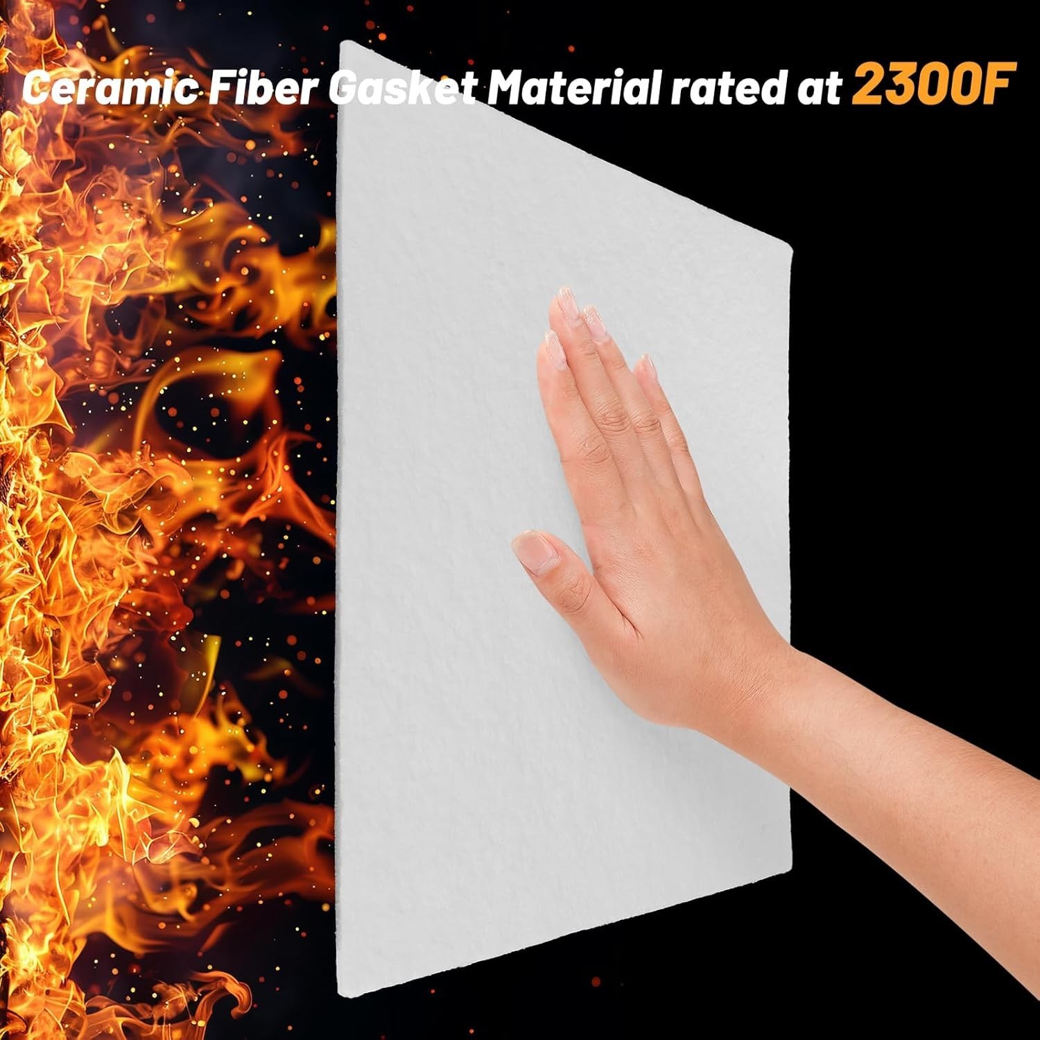 DIY 10 Pack High-Temperature Gasket Paper Sheets for Stoves and Furances 11×12
