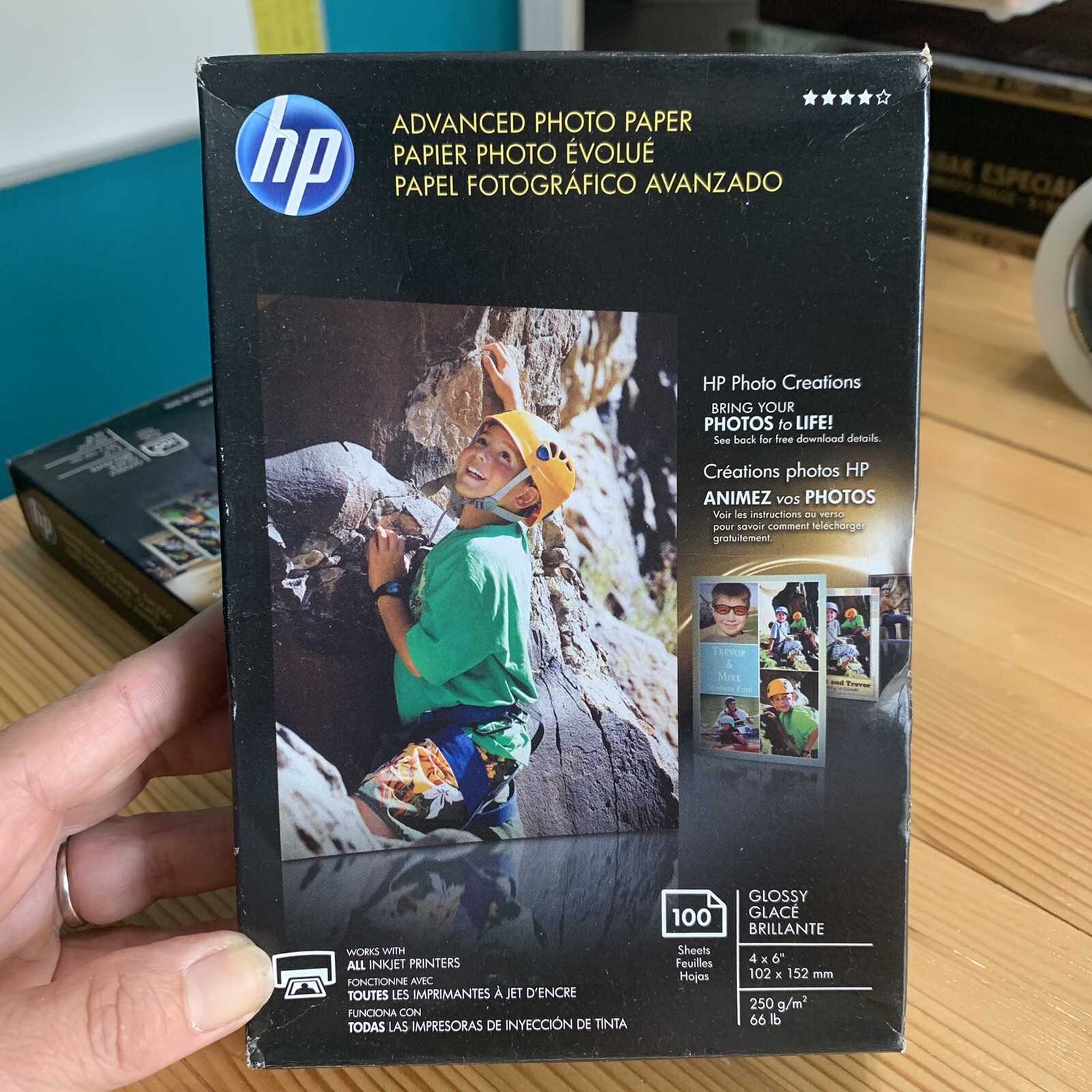 HP Advanced Photo Glossy Q6638A Paper 100 Sheets 4″x6″ 66lb All InkJet Printers
