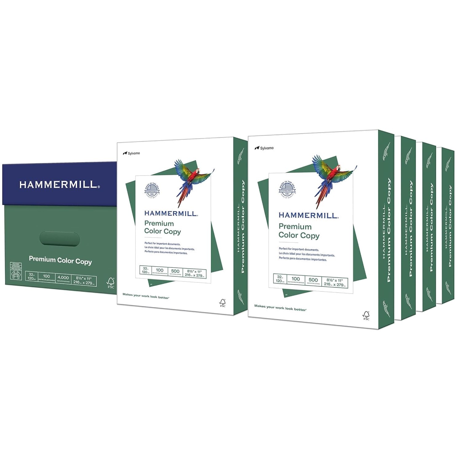 High-Tech Color Copy Paper – 8.5×11 Size, 4000 Sheets