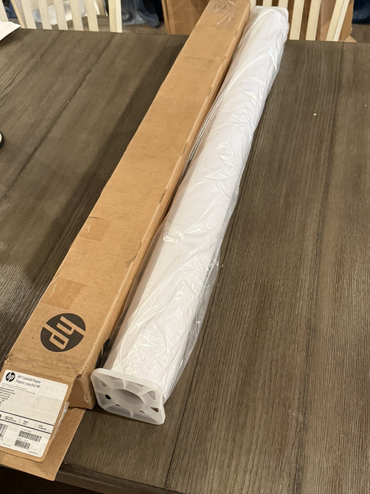 HP C6567B Coated Paper,Heavyweight,26 lb, 42-Inch x150-Ft,92 GE/101 ISO,White