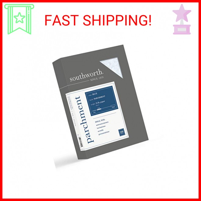 Southworth 8.5-inch x 11-inch Specialty Paper, 24 lbs., 100 Brightness, 500/Box