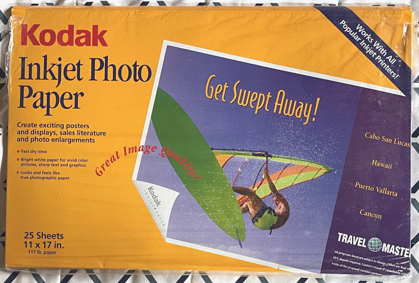 KODAK Open Box CAT 195 9592 Inkjet Photo Paper 19 Sheets 11×17 Heavyweight 117lb