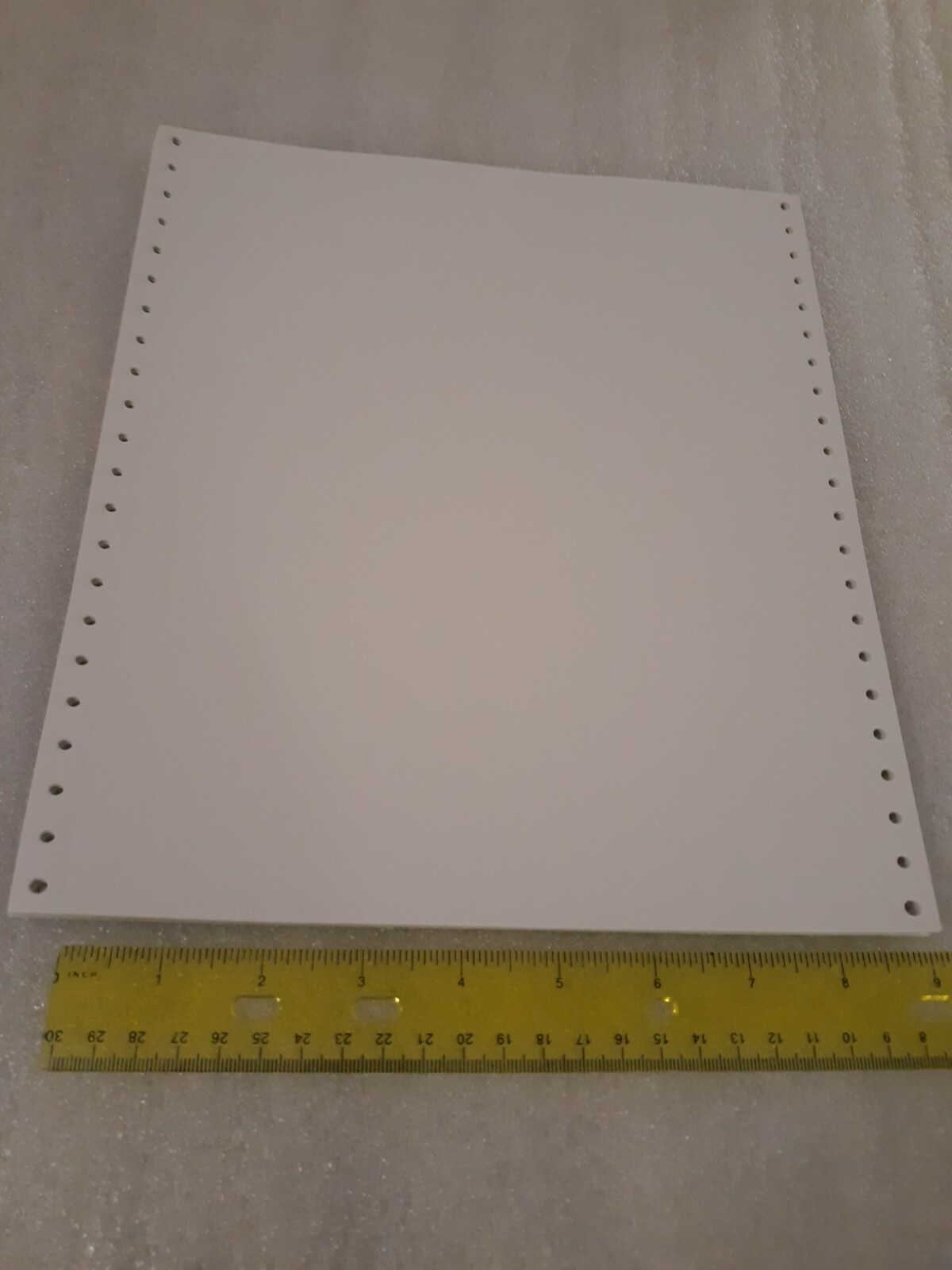 Dot Matrix Vintage Printer Paper 50 Sheets 8.5 x 11 non continuous