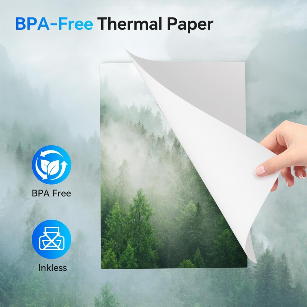 Thermal 8.5 X 11 Letter Thermal Printer 100 Sheets,for PRT9160