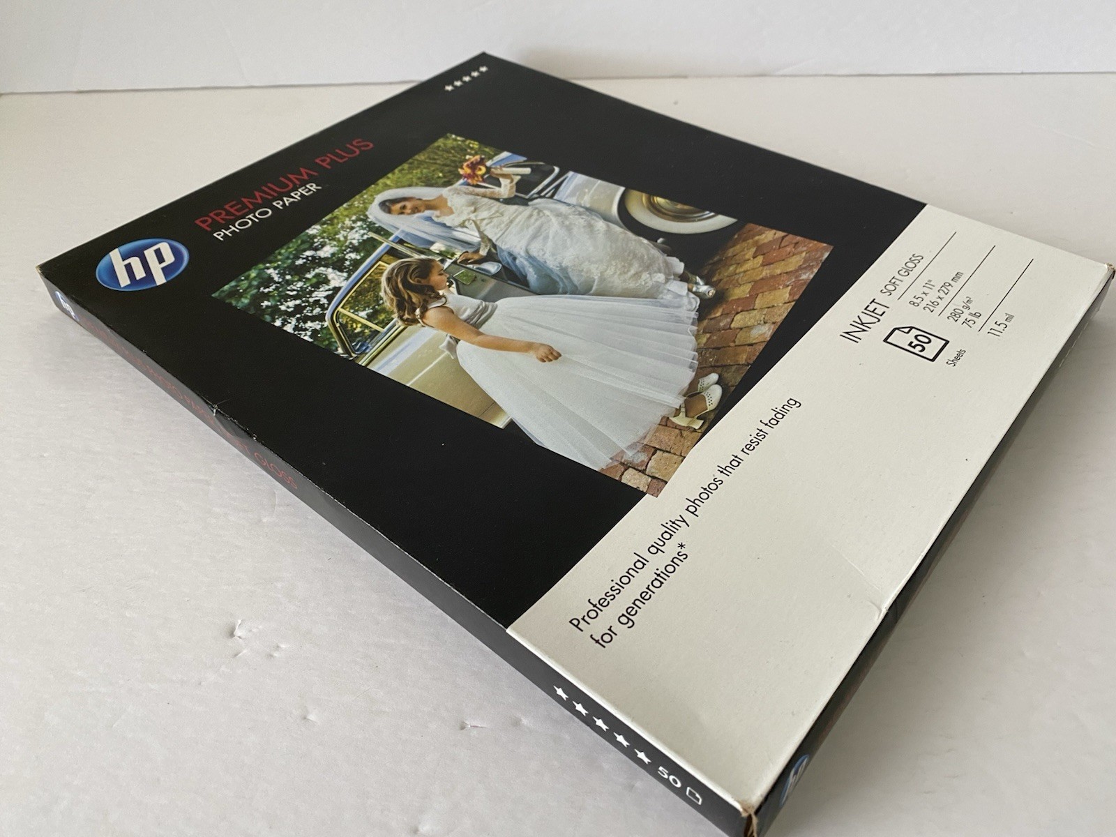 HP Premium Plus Photo Paper 50 Sheets, Soft-Gloss 8.5” x 11” Ideal For Framing