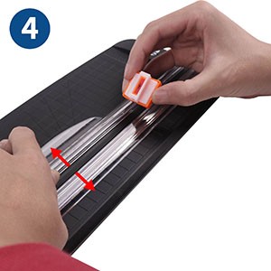 A4 Portable Precision Paper Trimmer, Craft Paper Cutter for Photos, Labels,