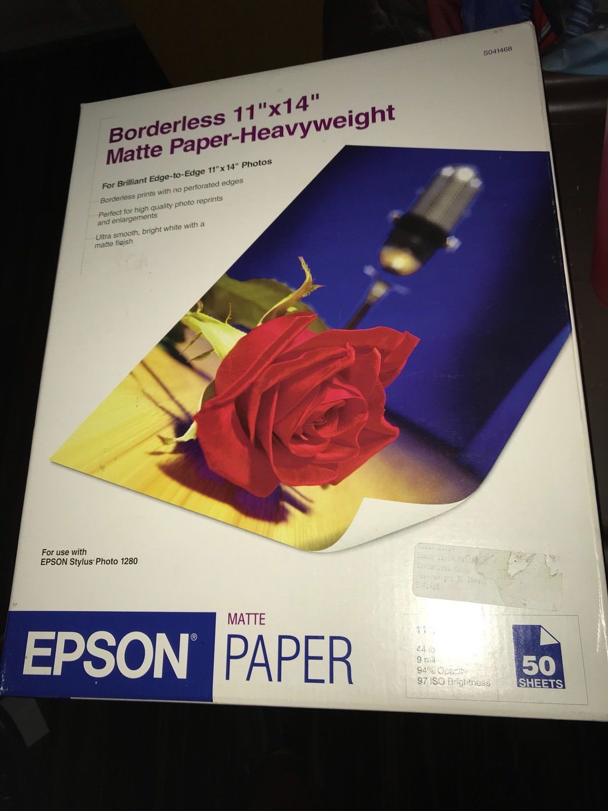 Epson Premium Matte Presentation Paper, 45 lbs, 11 x 14, 50 SheetsPer Pack – …
