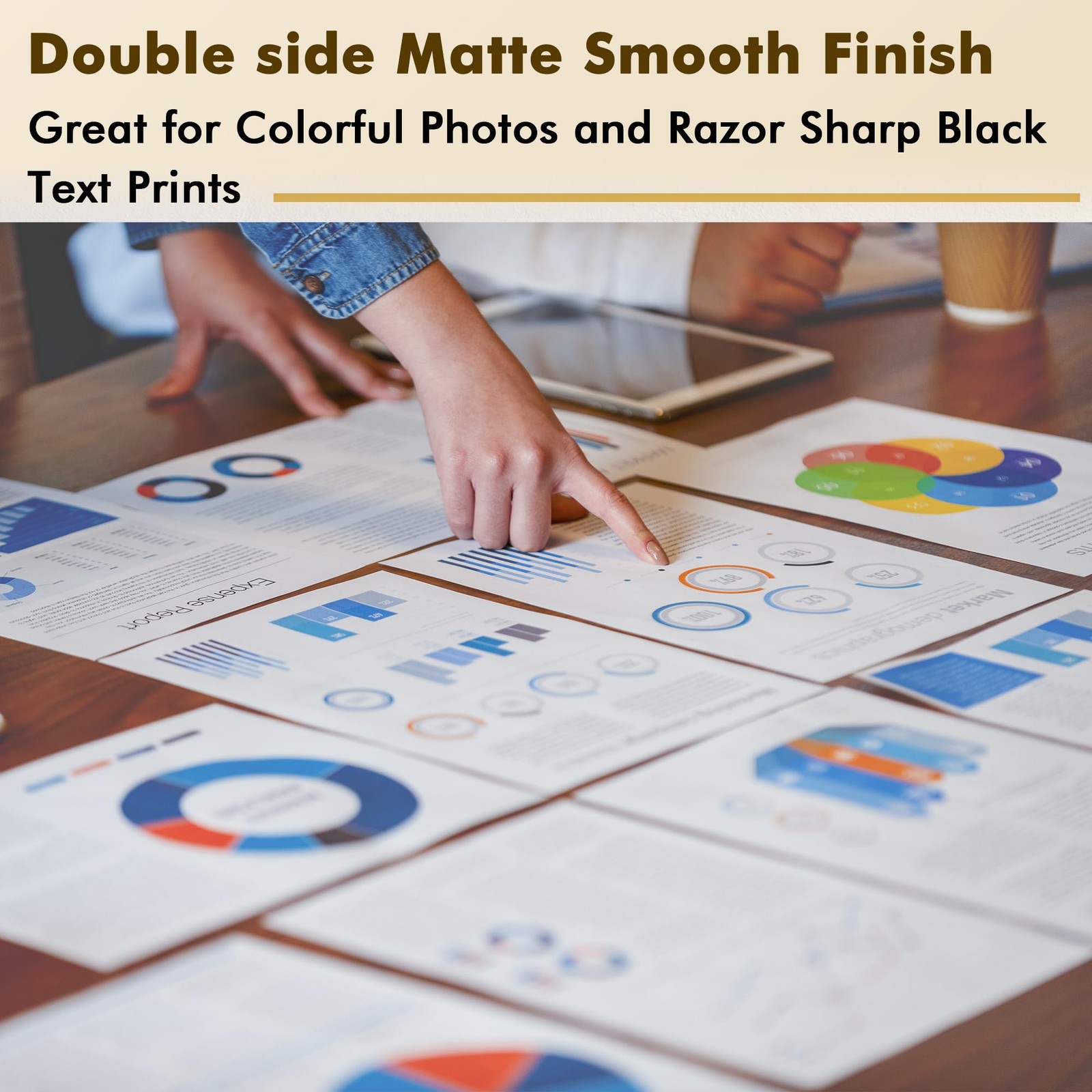 Koala Photo Paper Double-side Matte 8.5X14 Inches Compatible with Inkjet Prin…