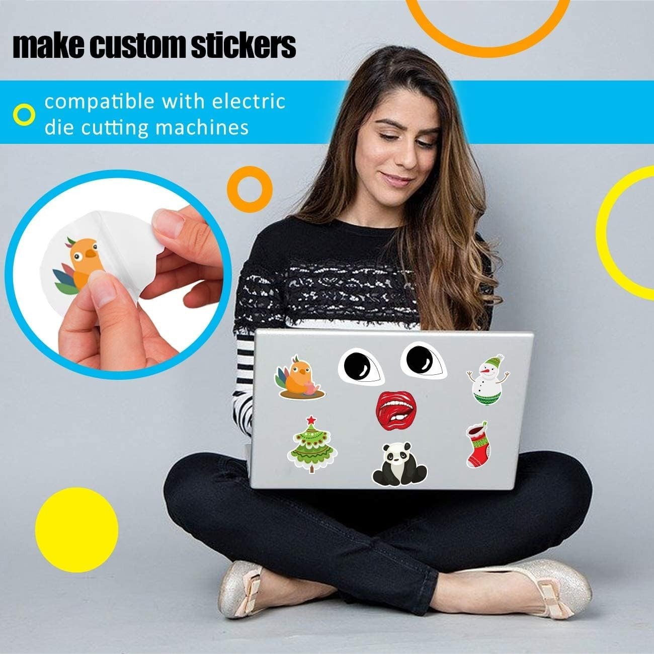 Printable Vinyl Sticker Paper for Inkjet Printer – 25 Matte White Waterproof …