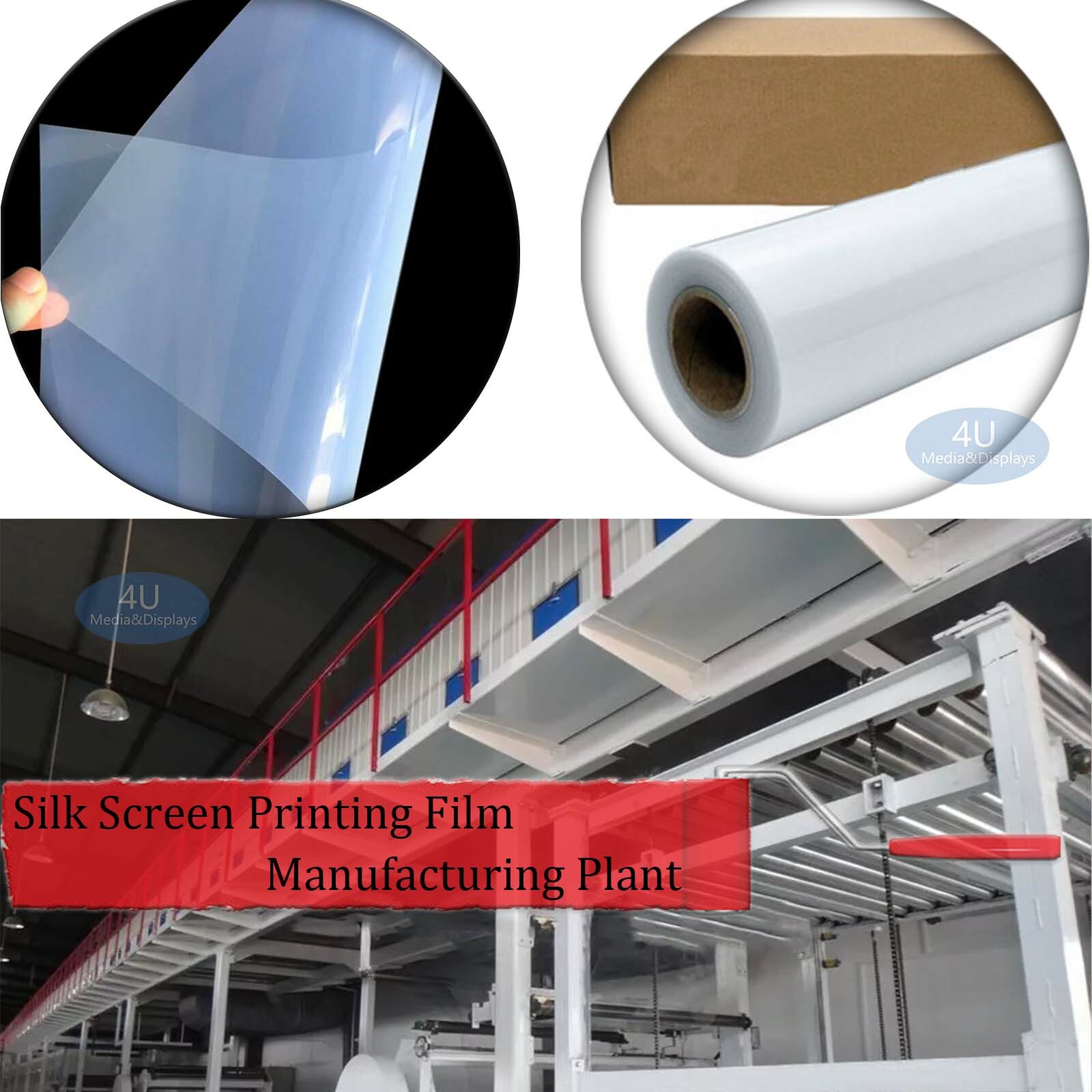 Waterproof Inkjet Instant-Dry Screen Printing Transparency Film 50 sheets,13×19
