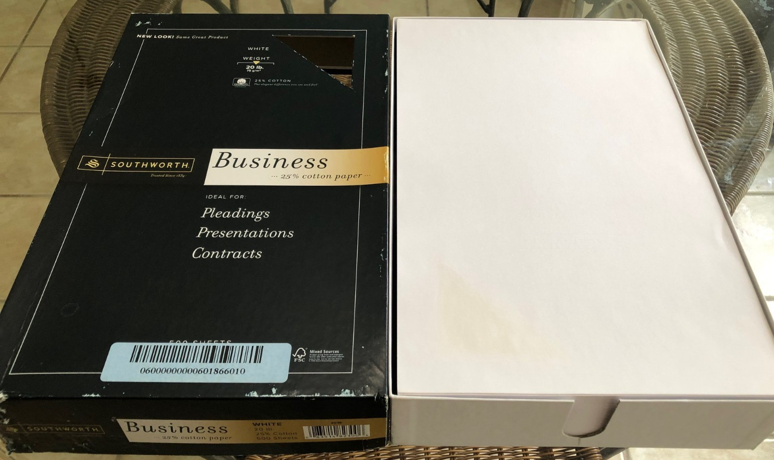 Southworth 403E Business Paper 8.5×14 20lb White 500 Sheets