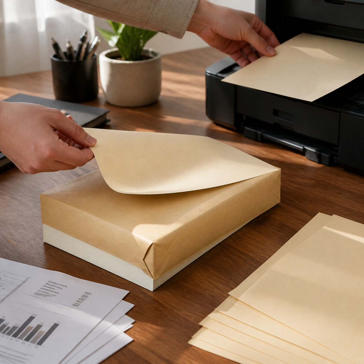 Eye Friendly Printing Paper, for School Supplies – for Document Use