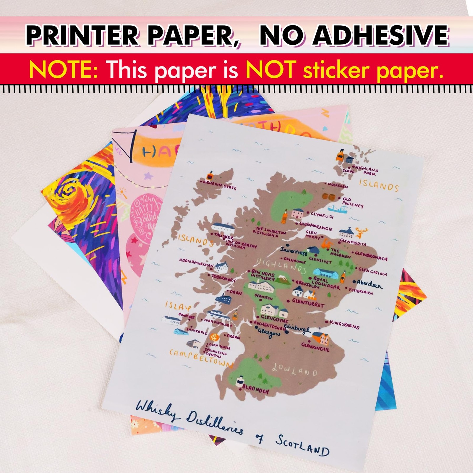 30 Sheets 11×17 inch Matte White Printable Waterproof Vinyl Paper Inkjet