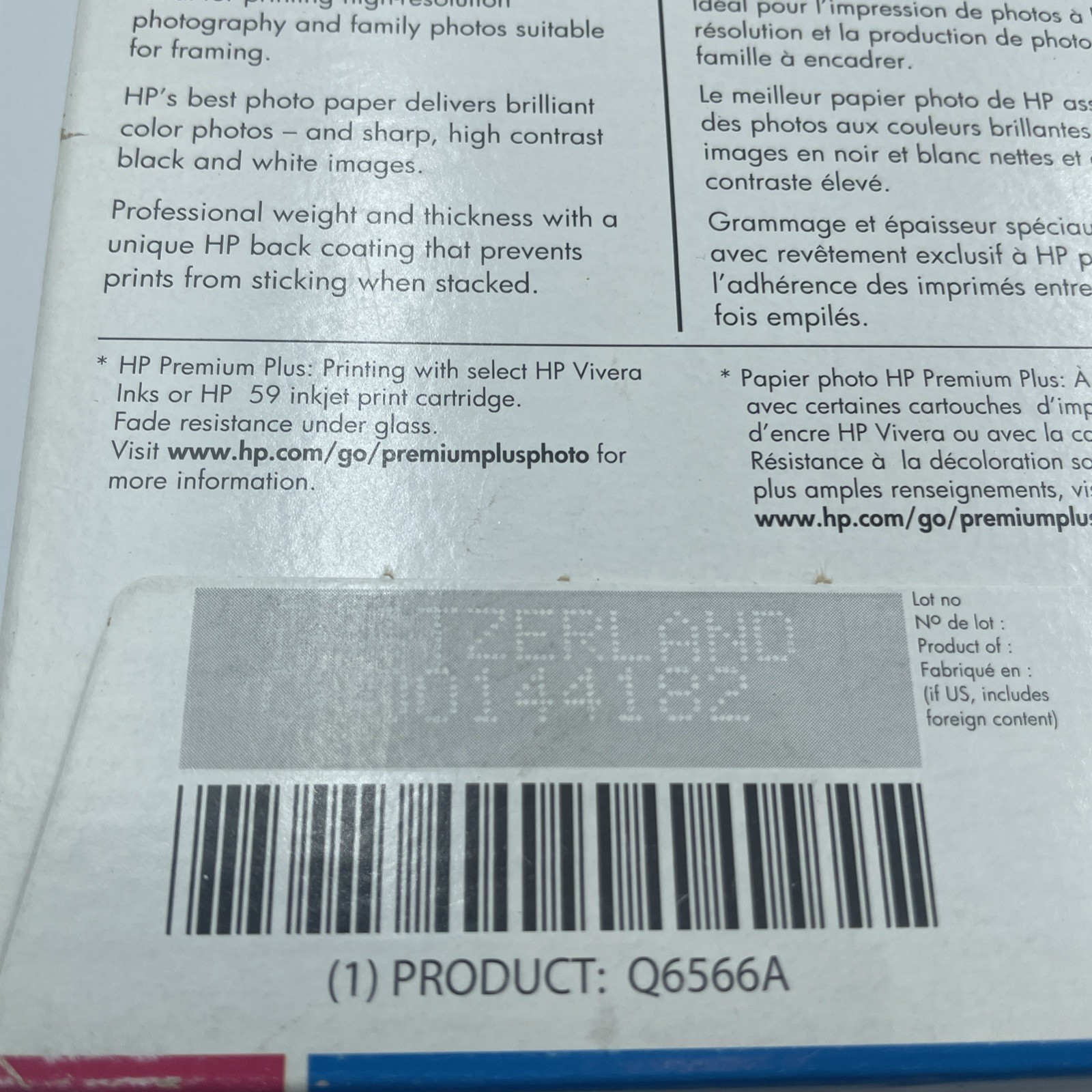High Gloss Photo Paper HP Premium Plus 54 Sheets 5×7 + 27 Sheets 6×4 – For HP