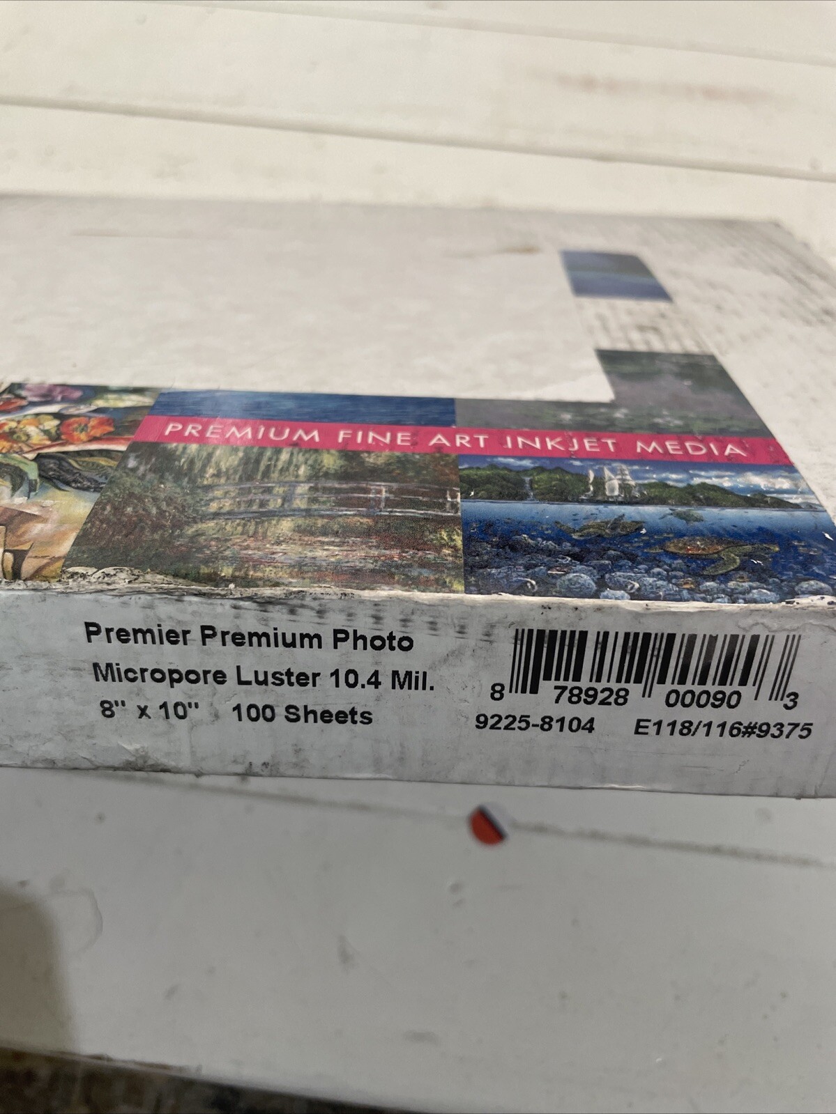 Premier Imaging Textured Luster Premium Photo Paper (8×10″), 100 Sheets