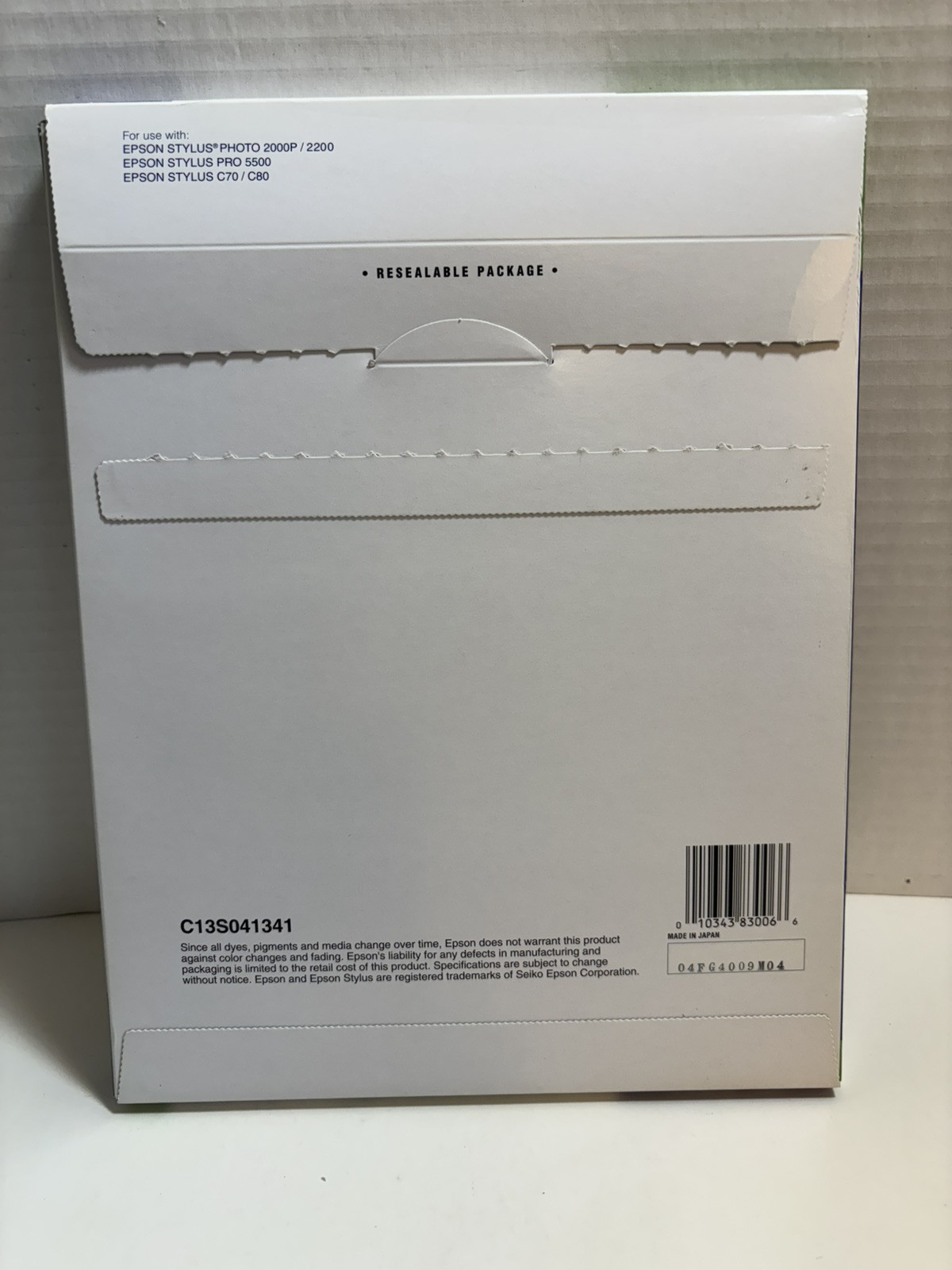 Open Box Epson Enhanced Matte Paper 8.5″ x 11″ 47 sheets