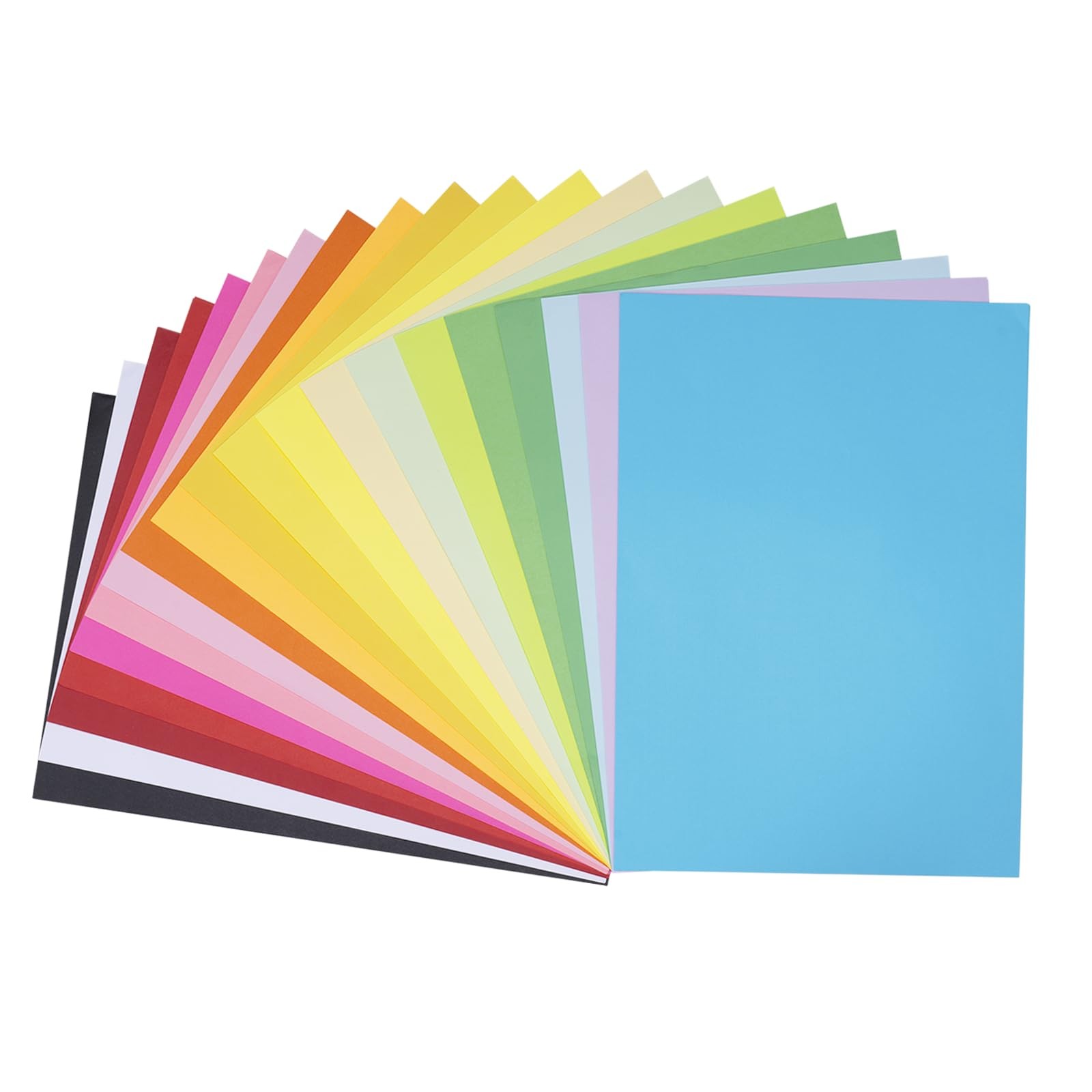 20 Colours A4 80gsm, 100 Sheets Coloured Paper, Coloured Copy Paper, Colourful Paper…