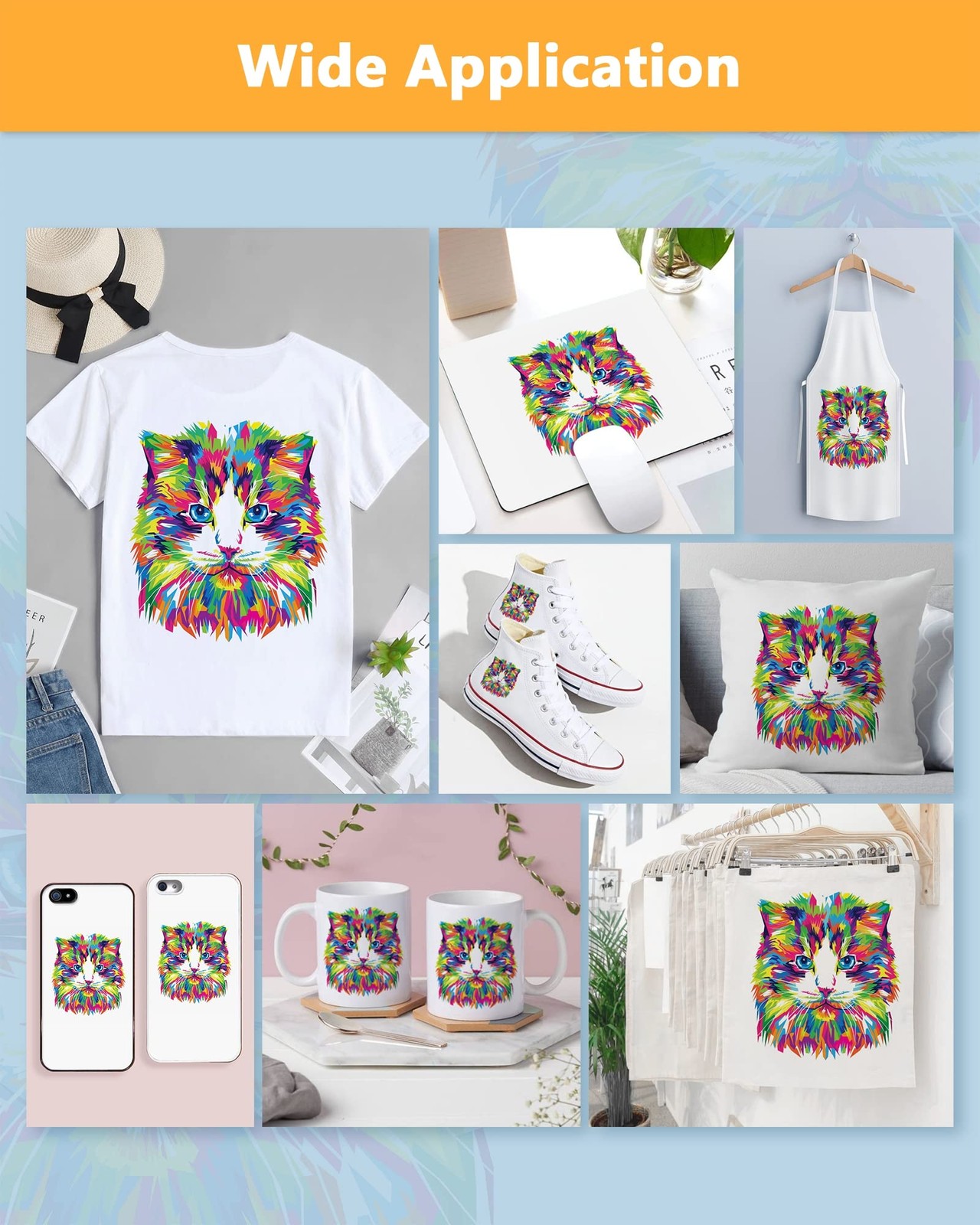 Stampcolour 170 Sheets Sublimation Paper Heat Transfer Paper 8.5×11 inch A4 f…